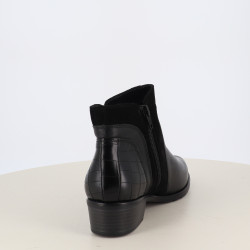 Bottines Remonte Noires en Cuir