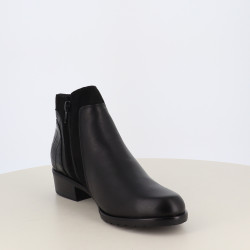 Bottines Remonte Noires en Cuir