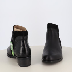 Bottines Remonte Noires en Cuir