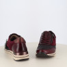 Baskets Remonte Bordeaux en Cuir Velours