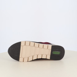 Baskets Remonte Bordeaux en Cuir Velours