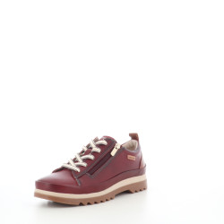 Baskets basses bordeaux