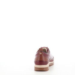 Baskets basses bordeaux