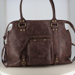 Grand Sac Fushia marron