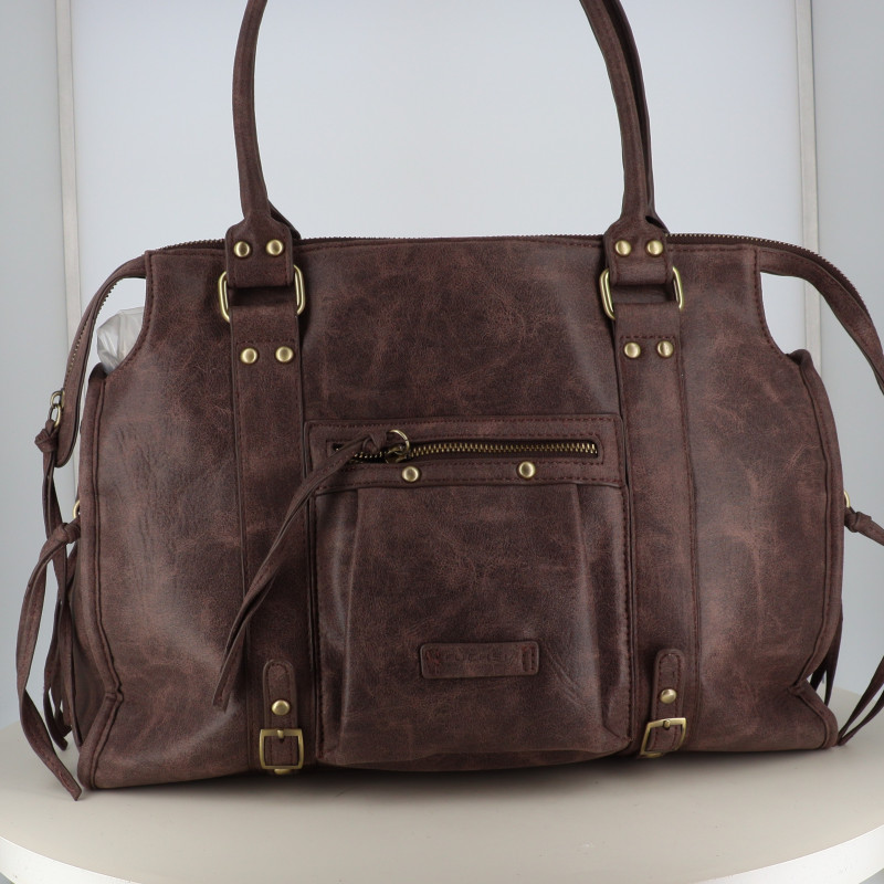 Grand Sac Fushia marron