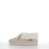 Chaussons en textile beige