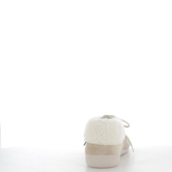 Chaussons en textile beige
