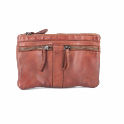 Petit sac bandoulière marron cognac
