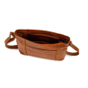 Sac bandoulière Zoe marron cognac