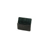 Pochette en cuir noire Bear