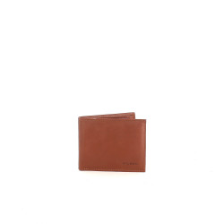 Portefeuille en cuir marron Wylson