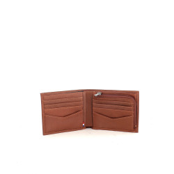 Portefeuille en cuir marron Wylson