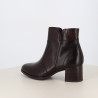 Jana Bottine en cuir mocca