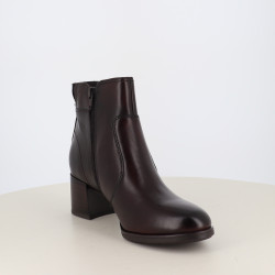 Jana Bottine en cuir mocca