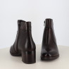 Jana Bottine en cuir mocca