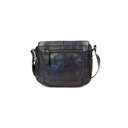 sacoche noir Bear en cuir