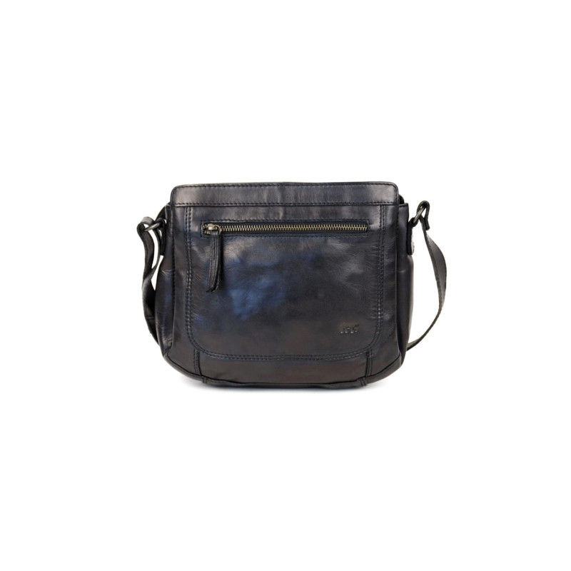 sacoche noir Bear en cuir