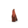 bottine marron en cuir