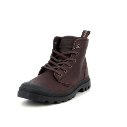 Chaussures Montantes Palladium en cuir marron