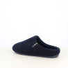 Chaussons mules homme en textile bouclette