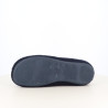 Chaussons mules homme en textile bouclette