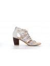 talon semi-ouvert blanc