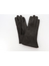 gants taupe en cuir