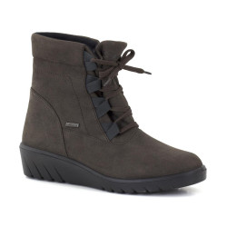 Bottines marron kaki