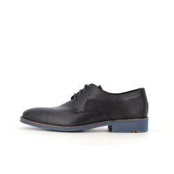 derby pour homme noir en cuir