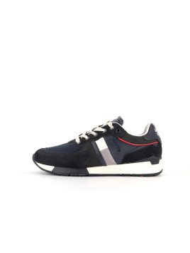 basket en cuir marine