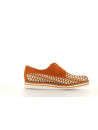 richelieu marron en cuir