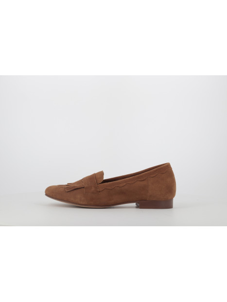 mocassin marron en cuir