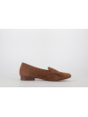 mocassin marron en cuir