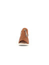 talon marron en cuir