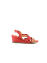 compensé rouge en cuir