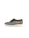 derby noir en cuir