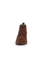 derby a talon marron en cuir