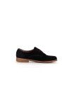 derby noir en cuir