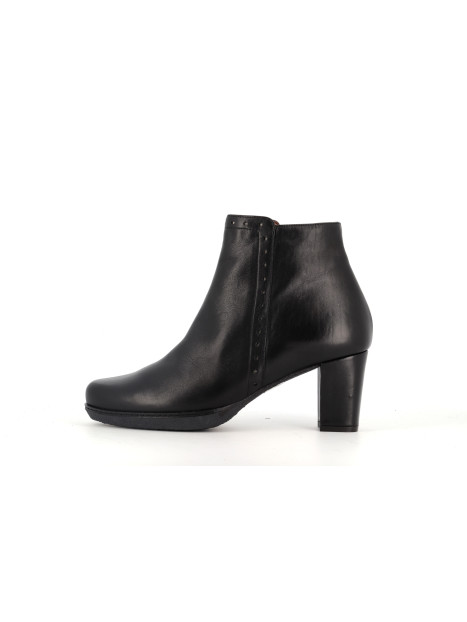 bottine noir en cuir