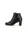 bottine noir en cuir
