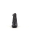 bottine noir en cuir
