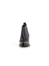 bottine noir en cuir